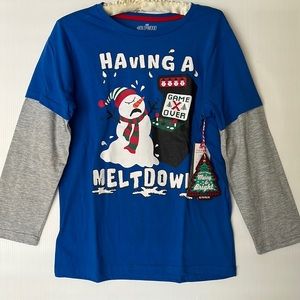Christmas Long Sleeves Shirt Size XL (18)